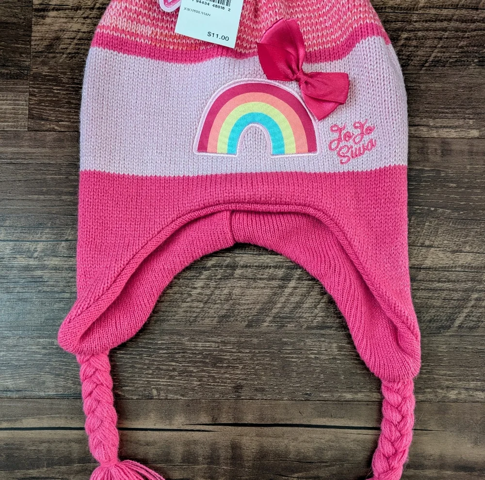 NWT Nickelodeon JoJo Siwa Pink Beanie Hat